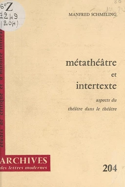 Métathéâtre et intertexte