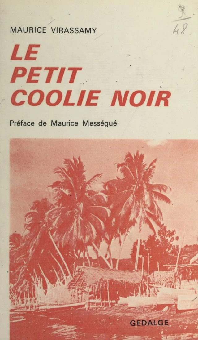 Le petit coolie noir - Maurice Virassamy - FeniXX réédition numérique