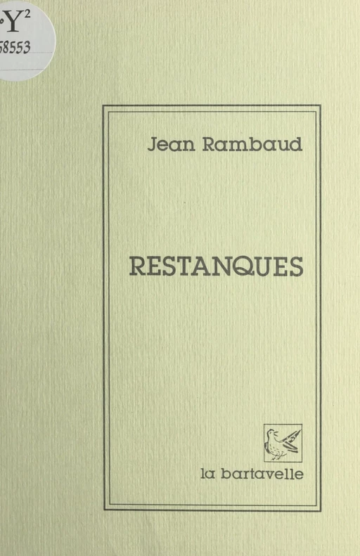 Restanques - Jean Rambaud - FeniXX réédition numérique