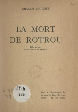 La mort de Rotrou