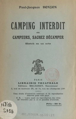 Camping interdit