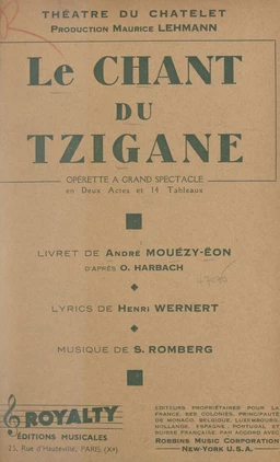 Le chant du tzigane