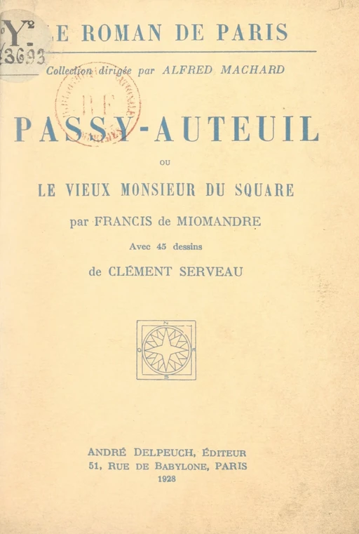 Passy-Auteuil - Francis de Miomandre - FeniXX réédition numérique