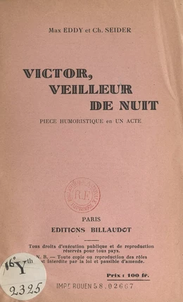 Victor, veilleur de nuit