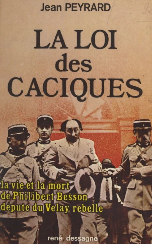 La loi des caciques - Jean Peyrard - FeniXX réédition numérique