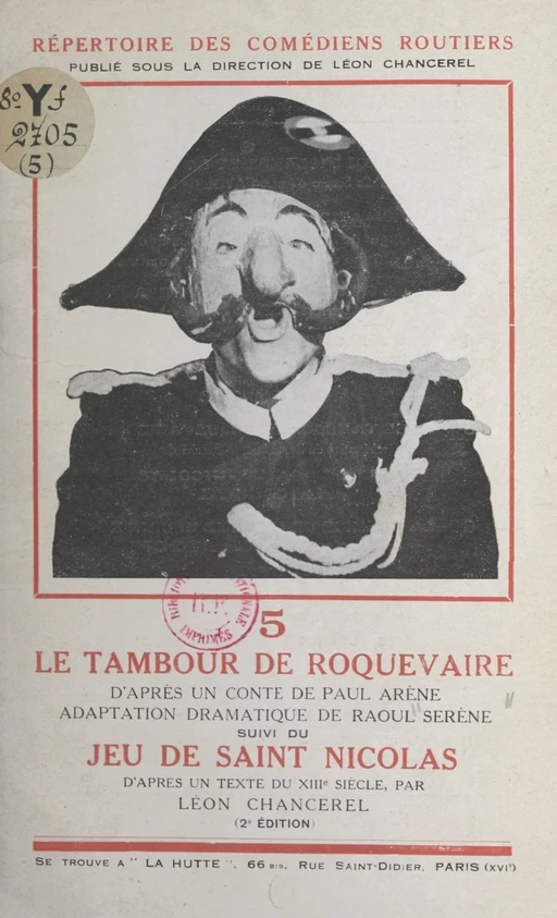 Le tambour de Roquevaire - Paul Arène, Léon Chancerel - FeniXX réédition numérique