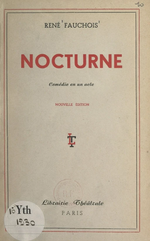 Nocturne - René Fauchois - FeniXX réédition numérique