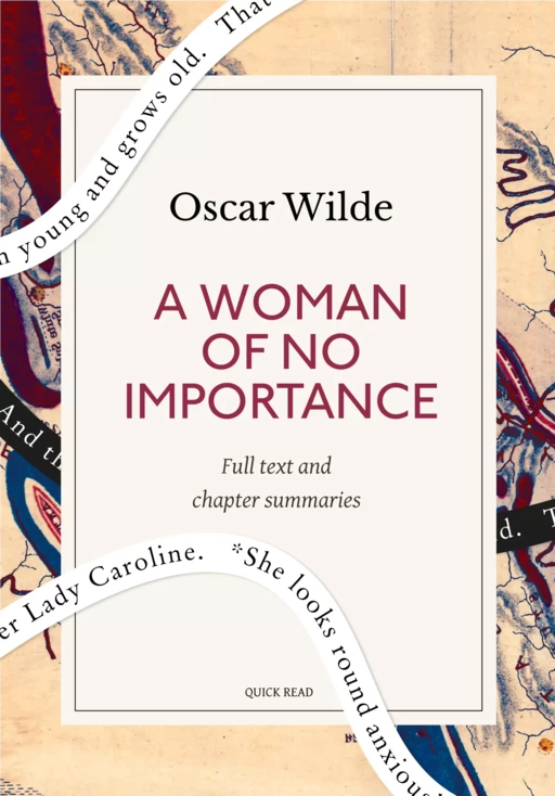 A Woman of No Importance: A Quick Read edition - Quick Read, Oscar Wilde - Quick Read