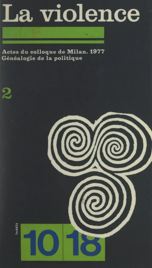 Généalogie de la politique (2) -  Collectif - FeniXX réédition numérique