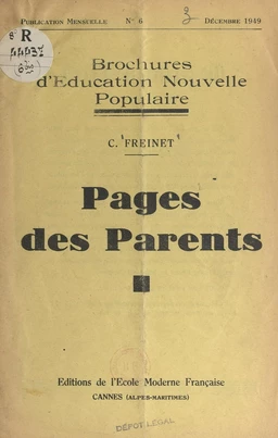 Pages des parents