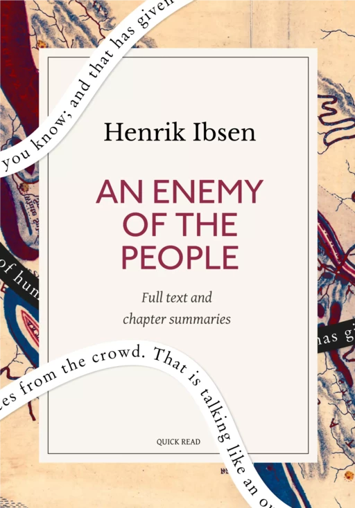 An Enemy of the People: A Quick Read edition - Quick Read, Henrik Ibsen - Quick Read