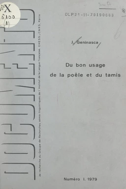 Du bon usage de la poêle et du tamis