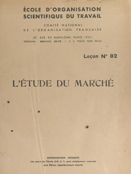 L'étude du marché