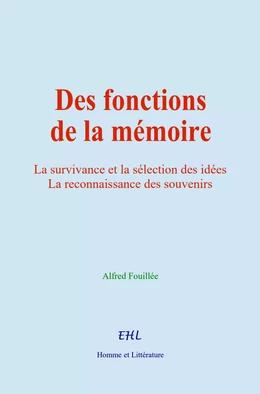 Des fonctions de la mémoire