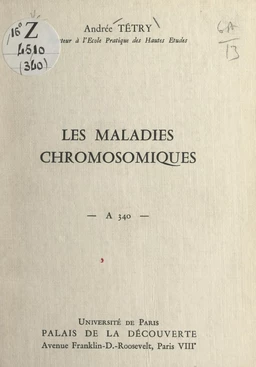 Les maladies chromosomiques