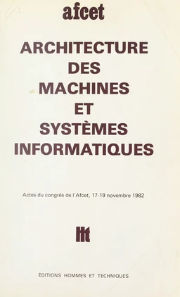 Architecture des machines et systèmes informatiques