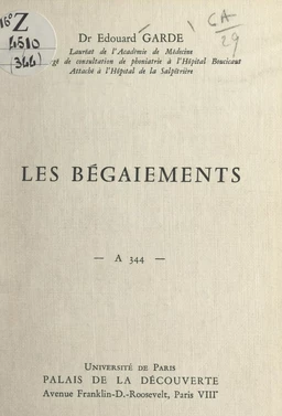 Les bégaiements