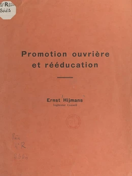 Promotion ouvrière et rééducation