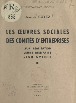 Les œuvres sociales des comités d'entreprises