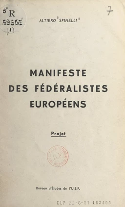 Manifeste des fédéralistes européens