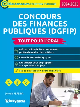 Concours des finances publiques (DGFIP) - Tout pour l’oral - Catégories A, B et C - Concours 2024-2025