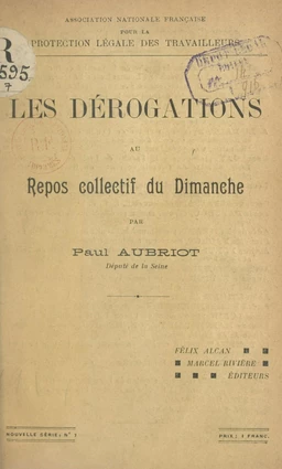 Les dérogations au repos collectif du dimanche