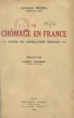 Le chômage en France