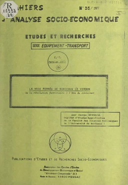 La voie ferrée de Bordeaux-Le-Verdon