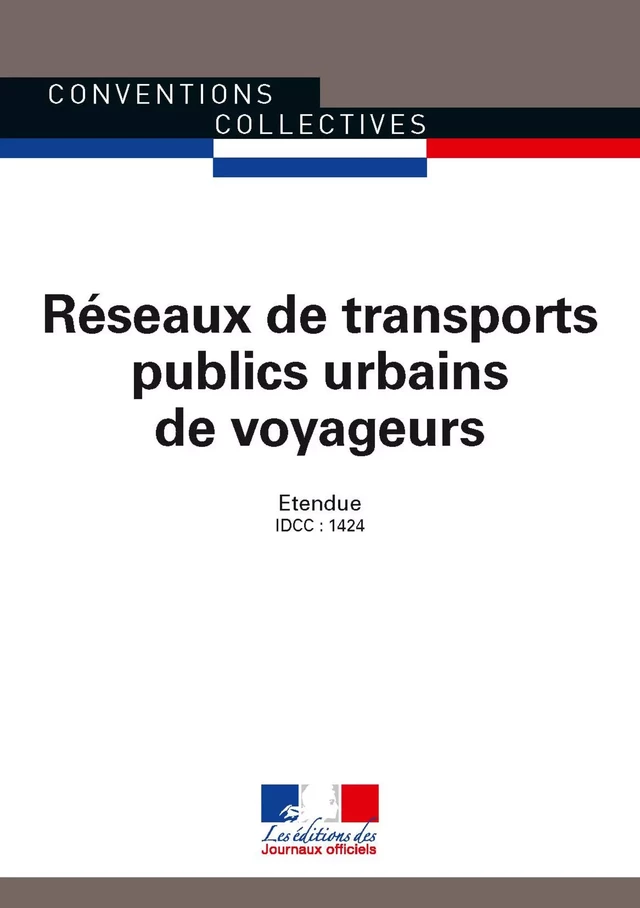 Réseaux de transports publics urbains de voyageurs - Journaux Officiels - Journaux officiels