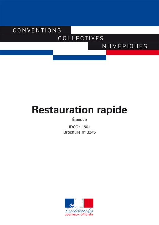 Restauration rapide - Journaux Officiels - Journaux officiels