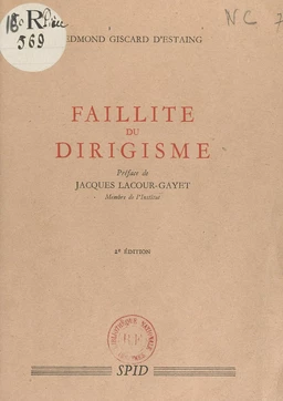 Faillite du dirigisme