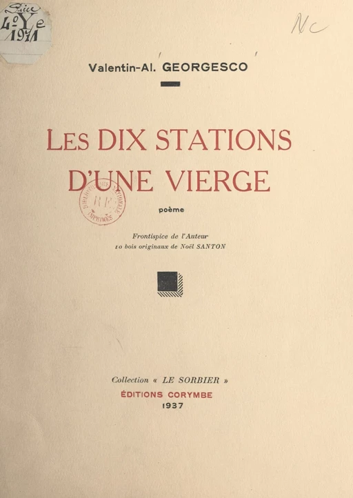 Les dix stations d'une vierge - Valentin Alexandru Georgesco - FeniXX réédition numérique