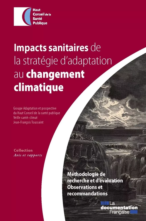 Impacts sanitaires de la stratégie d'adaptation au changement climatique - Haut Conseil de la Santé Publique (Hcsp) - La Documentation française