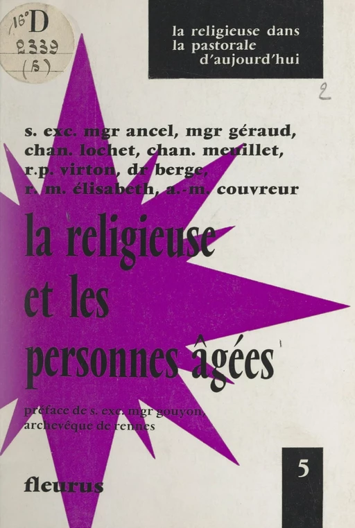 La Religieuse et les personnes âgées -  Collectif - FeniXX réédition numérique