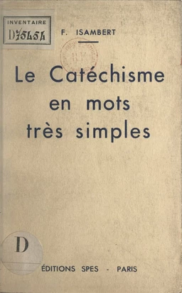 Le catéchisme en mots très simples