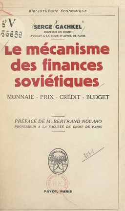 Le mécanisme des finances soviétiques