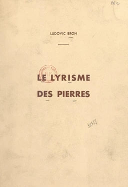 Le lyrisme des pierres