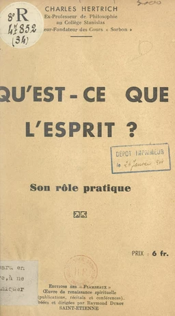 Qu'est-ce que l'esprit ?