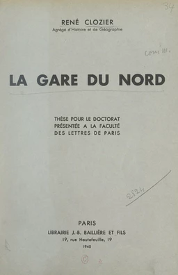 La gare du Nord