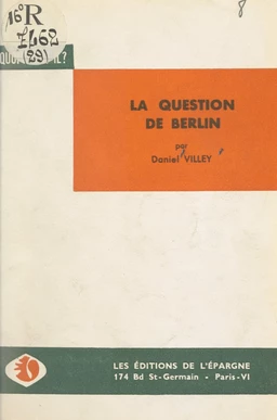 La question de Berlin