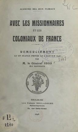 Avec les missionnaires et les coloniaux de France