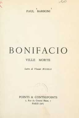 Bonifacio, ville morte