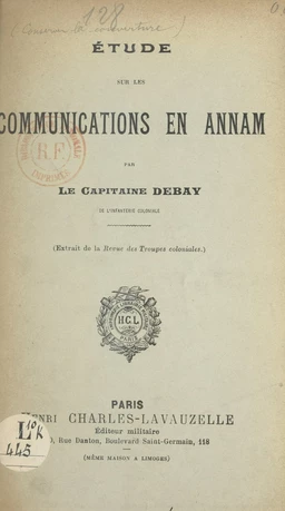 Étude sur les communications en Annam