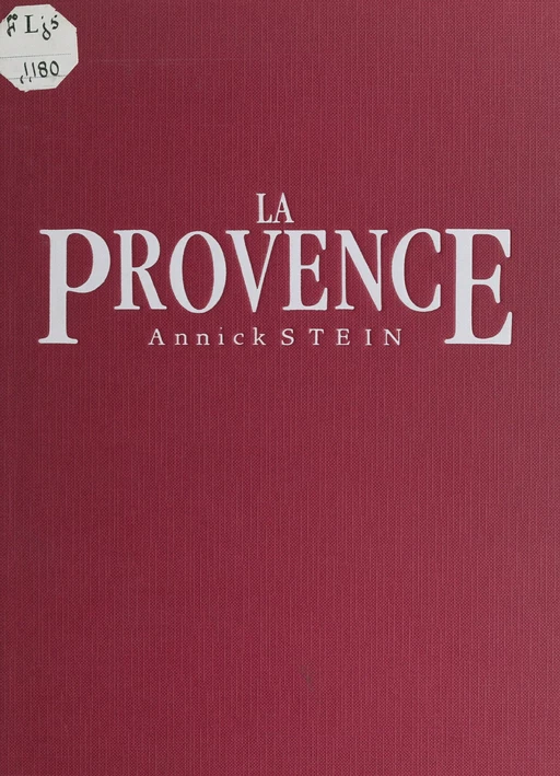 La Provence - Annick Stein - FeniXX réédition numérique