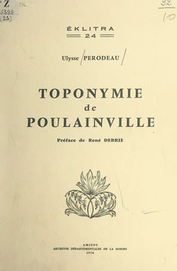 Toponymie de Poulainville