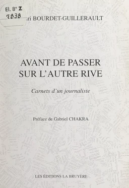 Avant de passer sur l'autre rive