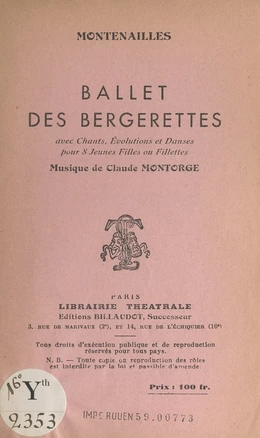 Ballet des bergerettes