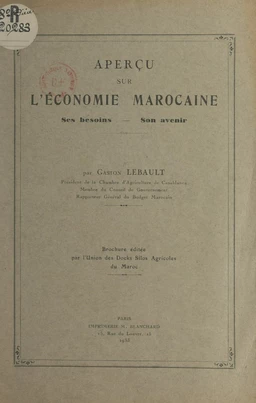 Aperçu sur l'économie marocaine