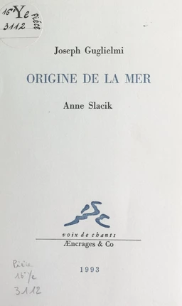 Origine de la mer