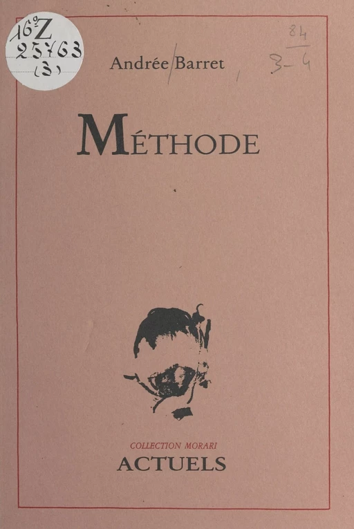 Méthode - Andrée Barret - FeniXX réédition numérique